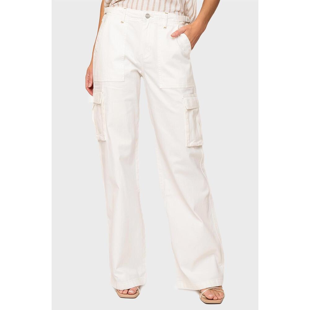 SANCTUARY women's reissue cargo pants in powdered sugar